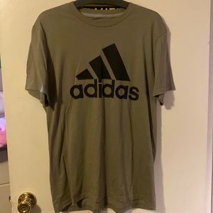 Navy Green Adidas T Shirt